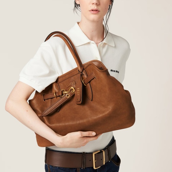 Miu Miu Aventure Nappa Leather Bag - Picture 2 of 12